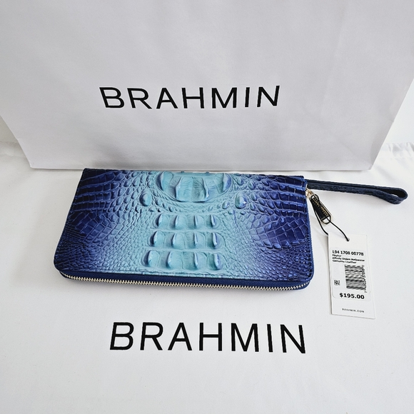 NWT Brahmin Affinity Ombre Melbourne Skyler Clutch - Picture 9 of 16